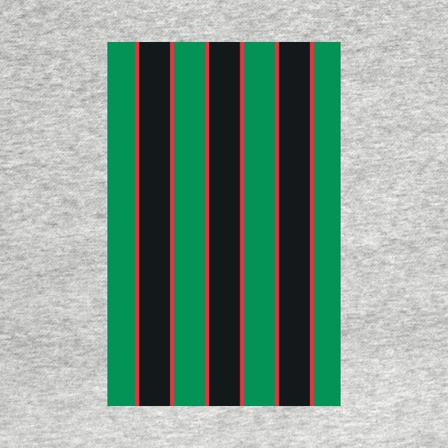 Villa Retro 1993 - 95 Green Black and Red Striped by Culture-Factory